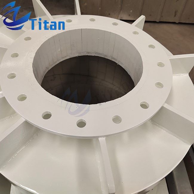 Industrial Cyclone With Wear Resistant Ceramic Lining