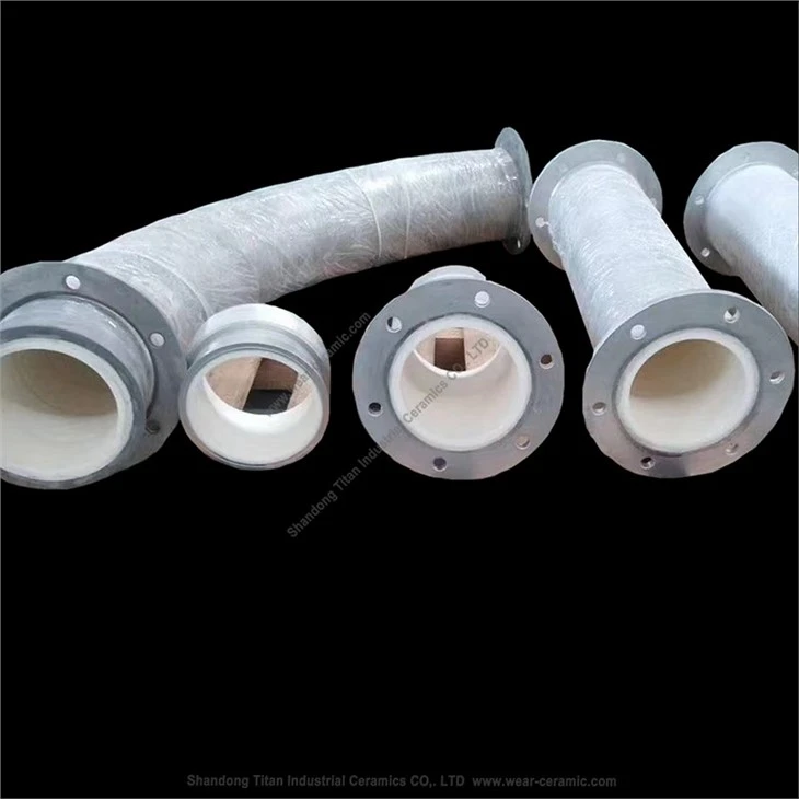Lined With Ceramic Wear Resistant Steel Pipe